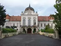 G�d�ll�, Schloss Grassalkovich, erbaut von 1744 bis 1750 durch Andreas Mayerhoffer, 1867 Geschenk an das Habsburger Kaiserpaar durch die Ungarische Nation (02.09.2018)