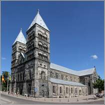 Lund. Mit dem Bau des Doms wurde im Jahr 1104 begonnen. 27.07.2018