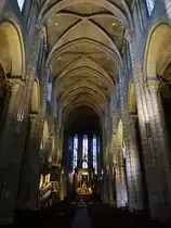 Albi, gotischer Innenraum der Kollegiatskirche Saint-Salvi (30.07.2018)