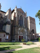Toulouse, Kathedrale St. Etienne, Langhaus erbaut im 11. Jahrhundert, Chor 13. JH (29.07.2018)