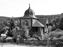 Ein sch�ne alte Villa Anfang August 2018 in Schierke.