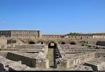 Blick auf einen Teil des Castell de Sant Ferran in Figueres (E), das gr��te Bauwerk Kataloniens und die gr��te Festung Europas aus dem 18. Jahrhundert.
[20.9.2018 | 13:00 Uhr]