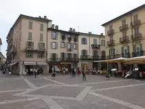 Como, H�user an der Piazza del Duomo in der Altstadt (21.09.2018)