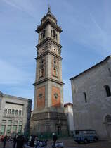 Varese, Campanile der Basilika San Vittore, erbaut bis 1774 (22.09.2018)