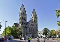 Herz-Jesu-Kirche mitten in Koblenz (erbaut 1900 - 1903) - 12.09.2018