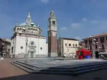 Busto Arsizio, Wallfahrtskirche Santa Maria di Piazza, erbaut im 16. Jahrhundert (22.09.2018)