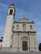 Bregnano, St. Michele Kirche, erbaut im 16. Jahrhundert (22.09.2018)
