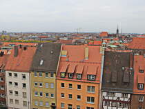 Blick von der Nrnberger Burg auf die Stadt Nrnberg am 03. November 2018

