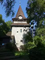 Miskolc, alte reformierte Kirche am Hausberg Avas, gotische Hallenkirche, erbaut um 1470 (05.09.2018)