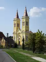 Hajd�b�sz�rm�ny, griechisch-katholische Kirche in der Kaplar Miklos Utca (05.09.2018)