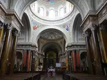 Eger, Hochaltar in der Hauptkathedrale, Altargem�lde von Josef Danhauser von 1834 (04.09.2018)