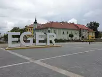 Eger, Geb�ude am Gardonyi Geza Ter (04.09.2018)