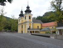 Szentkut, barocke Wallfahrtskirche Maria Himmelfahrt, erbaut bis 1763 von Jnos Almssy (03.09.2018) 
