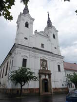 Vac, Piaristenkirche St. Anna, erbaut von 1725 bis 1745 (02.09.2018)
