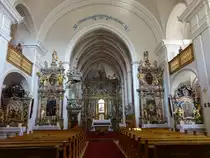 Marianosztra, barocke Alt�re in der Basilika Maria K�nigin von Ungarn (02.09.2018)