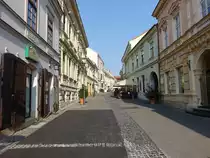 Pecs, historische H�user in der Ferencesek Utca (31.08.2018)