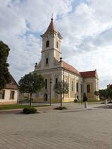 Zalaszentgrot, katholische St. Imre Kirche, erbaut von 1753 bis 1756 (29.08.2018)