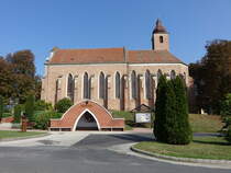 Egervar, gotische St. Katalin Kirche, erbaut bis 1515 (29.08.2018)