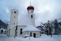 Pfarrkirche  Heiliger Antonius von Padua  in St. Anton am Arlberg, 16.12.2018.