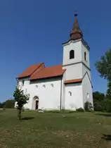 Zanka, reformierte Pfarrkirche, erbaut im 12. Jahrhundert (28.08.2018)