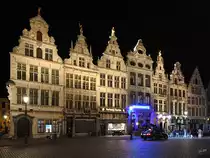 Gildeh�user am Gro�en Markt Ende Juli 2018 in Antwerpen.