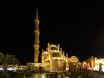 Die Sahaba Moschee am Alten Markt in Scharm El-Scheich. (Dezember 2018) 