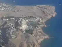 W�ste und Hotelanlagen im Dezember 2018 in Sharm El Scheich.