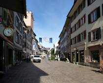 Rheinfelden AG, Blick in die Marktgasse, Mai 2017