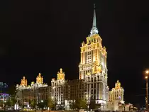 Das Radisson Royal Hotel in Moskau. (Mai 2016)