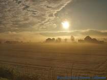 Sonnenaufgang am Wiehengebirge bei Lbbecke am 10.Juni.2017