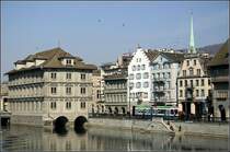 Das Rathaus am Limmat-Quai. 15.03.2008 (Matthias)