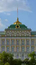 S�dfassade des Gro�en Kremlpalastes Anfang Mai 2016 in Moskau.