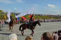Eine der vielen Veranstaltungen am Vorabend des Feiertages zum Sieg �ber das Deutsche Reich im Zweiten Weltkrieg und damit das Ende des  Gro�en Vaterl�ndischen Krieges . (Moskau, Mai 2016)
