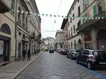 Vercelli, historische Geb�ude am Corso Liberta (06.10.2018)