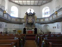 Michelau, Innenraum der Ev. St. Johannes Kirche (07.04.2018)