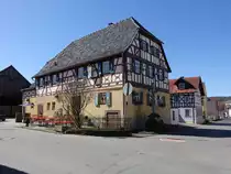 Uetzing, Gasthaus in der Oberlangheimer Stra�e (07.04.2018)