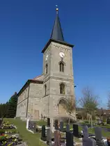 Lindenau, Ev. Pfarrkirche St. Matth�us, erbaut 1842 (08.04.2018)