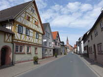 Werbach, historische Huser in der Hauptstrae (15.04.2018)