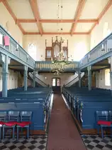 H�chstadt im Fichtelgebirge, Orgelempore in der Ev. St. Peter und Paul Kirche (21.04.2018)