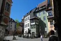 Bamberg, Altstadt, H�userzeile am Pfahlpl�tzchen - 06.05.2018