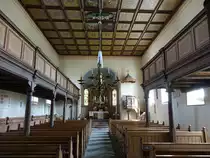 Leupoldsgr�n, Innenraum der Evangelisch-lutherische Pfarrkirche (21.04.2018)