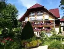 Durbach, Hotel-Restaurant Rebstock mit dazugeh�riger Parkanlage, Juli 2015