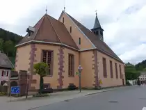Bad Teinach, Ev. Dreifaltigkeitskirche, erbaut 1665 von Herzog Eberhard III. von W�rttemberg (01.05.2018)