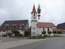 Bittelbronn, kath. St. Georg Kirche, erbaut 1687 (10.05.2018)