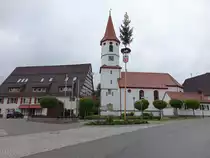 Bittelbronn, kath. St. Georg Kirche, erbaut 1687 (10.05.2018)