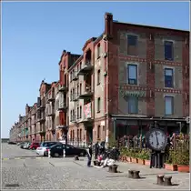 Bremen. Der Speicher XI wurde in den Jahren 1908 bis 1911 als Baumwollspeicher erbaut. Heute beherbergt er das Hafenmuseum, das Bremer Zentrum f�r Baukultur, die Hochschule f�r K�nste Bremen u.a.. 07.04.2019