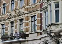 Grnderzeit Fassaden am Arrenberg in Wuppertal. Aufnahmedatum: 09.04.2019