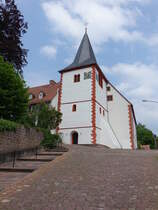 Hchst im Odenwald, Klosterkirche, erbaut von 1566 bis 1568 (13.05.2018)