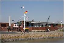 Wilhelmshaven. Das Seglerheim bei der Nassaubrcke ist ein beliebter Anlaufpunkt, um Durst und Hunger zu stillen. 18.04.2019