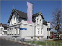 Elsfleth. Das Haus Elsfleth des Schiffahrtsmuseums (der oldenburgischen) Unterweser. Zwei weitere Museumsgebude stehen in Brake. 17.04.2019